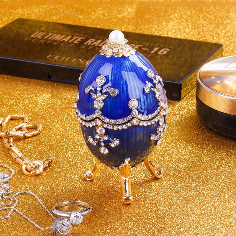 Dream Crytsal Hộp Đựng Trang Sức Trứng Phục Sinh Faberge Cho Nữ