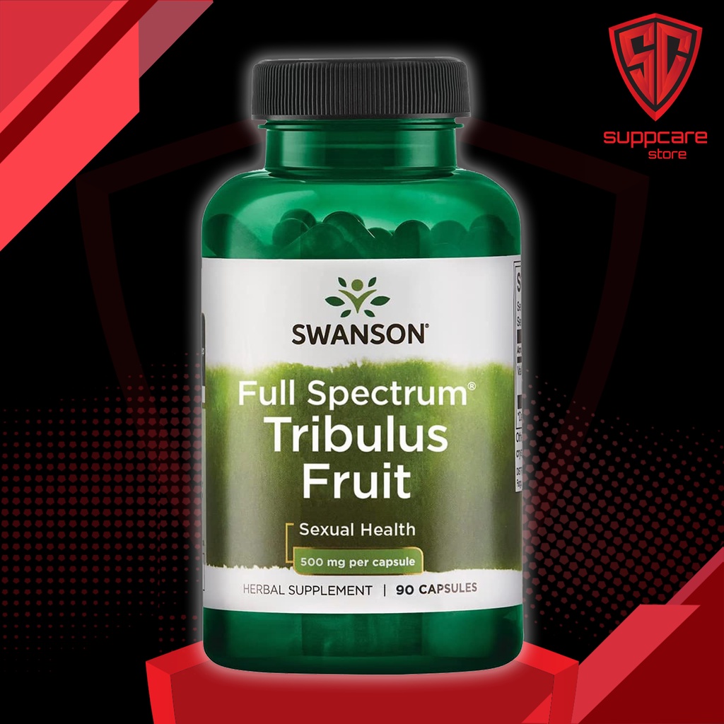 Testosterone | Swanson Full Spectrum TRIBULUS Fruit [90 Viên] | Tăng Hoocmon Sinh Lý Nam và Nữ - Nhập Mỹ