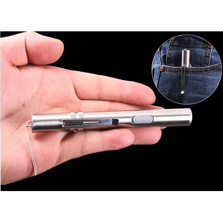 Đèn pin mini siêu sáng sạc điện