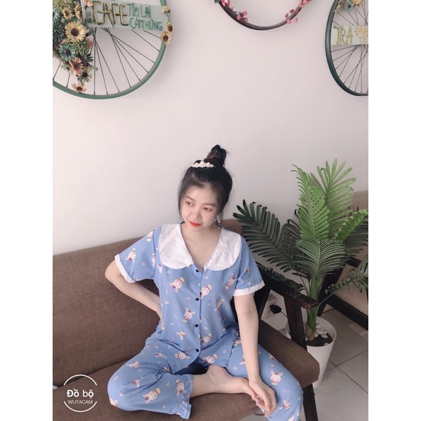 ❤️SIÊU GIÁ SỐC❤️Đồ Bộ Tiểu Thư Mặc Nhà, Đồ bộ tiểu thư tay ngắn[ảnh+video thật]