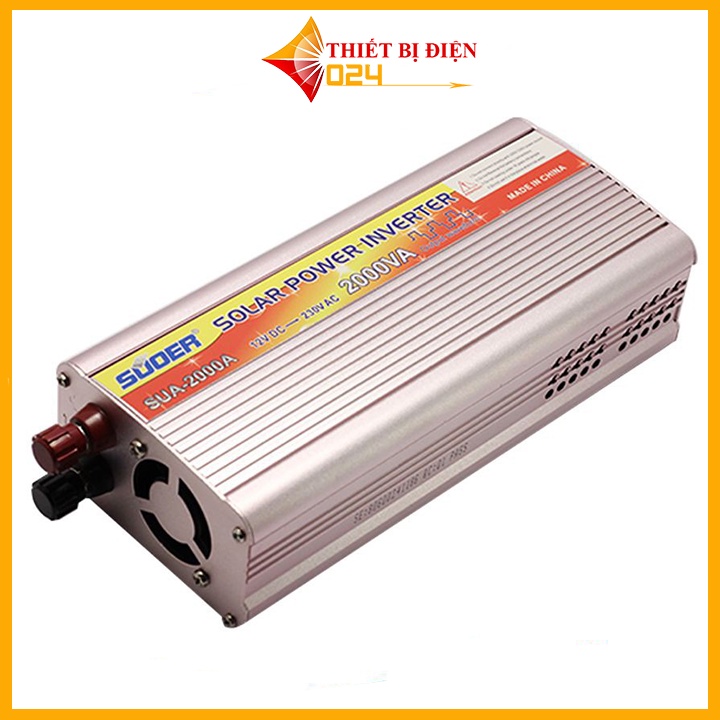 Kích điện solar SDA 12VDC lên 220VAC Sin Mô Phỏng