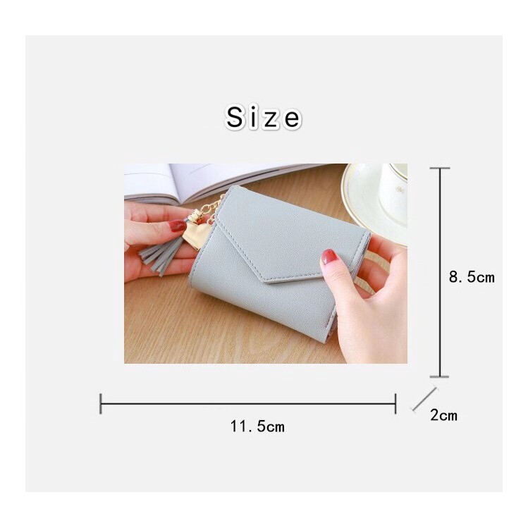 Ví ngắn B1005 nhiều ngăn cao cấp thiết kế đẹp mắt sành điệu cho nữ B1005