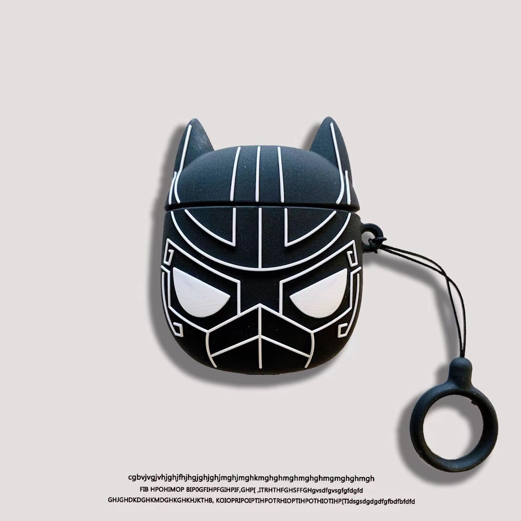 Vỏ Bảo Vệ Hộp Sạc Tai Nghe Airpods 3 Pro AirPods2gen Họa Tiết Báo Đen Marvel 2021 Ốp