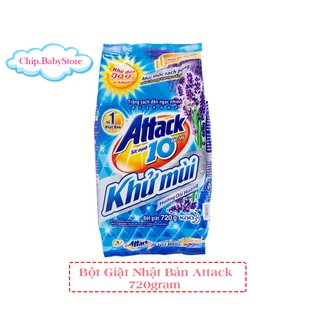 Bột giặt Attack Khử mùi - 720 gram