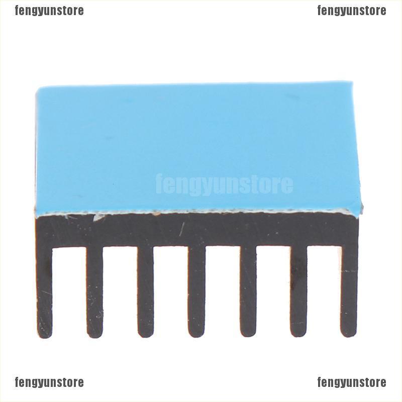 Set 10 Miếng Tản Nhiệt Bằng Nhôm Màu Đen 14x14 X 6mm | BigBuy360 - bigbuy360.vn