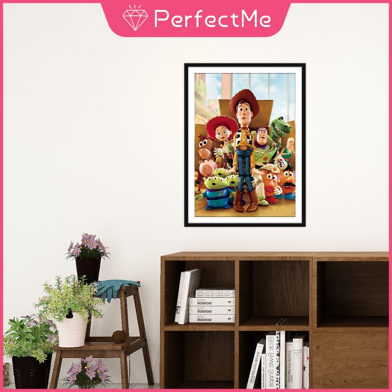 Bộ tranh đính đá 5D họa tiết hoạt hình Disney độc đáo kích thước 30X40CM DIY dùng trang trí nhà cửa