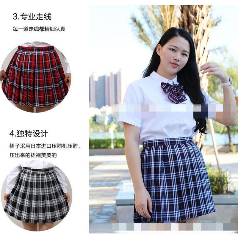 Chân váy lưng cao kẻ sọc ca rô thời trang cho nữ | BigBuy360 - bigbuy360.vn