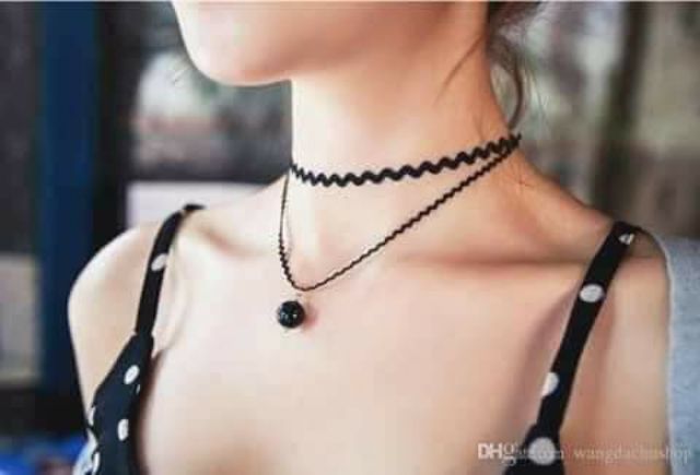 Vòng đeo cổ chocker 12 món