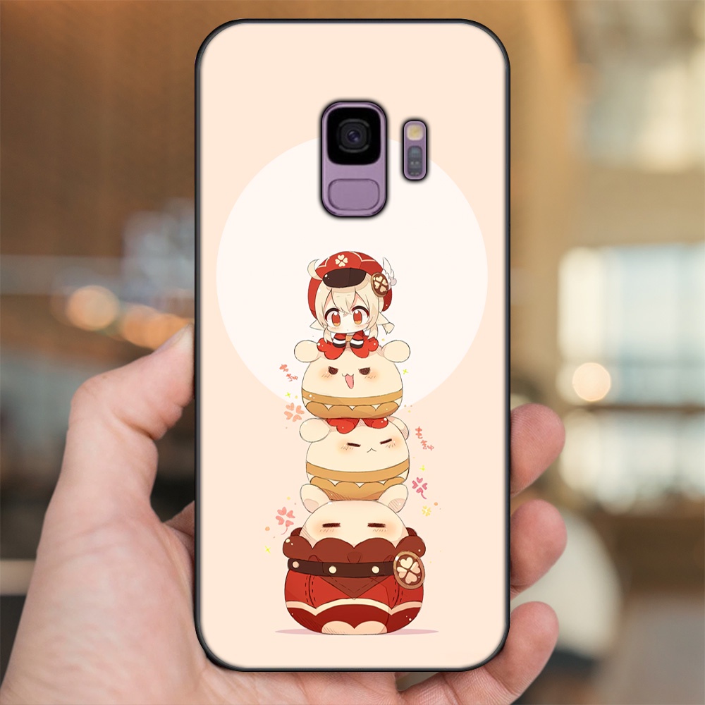 Ốp lưng Samsung S9 viền đen in hình Klee Genshin Impact