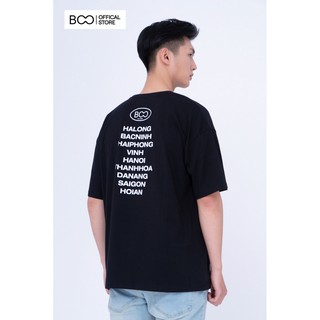  Áo Thun BOO Nam Oversize Dáng Rộng 100% Cotton Cao Cấp Thêu Hình Logo Trước Ngực Và Sau Lưng