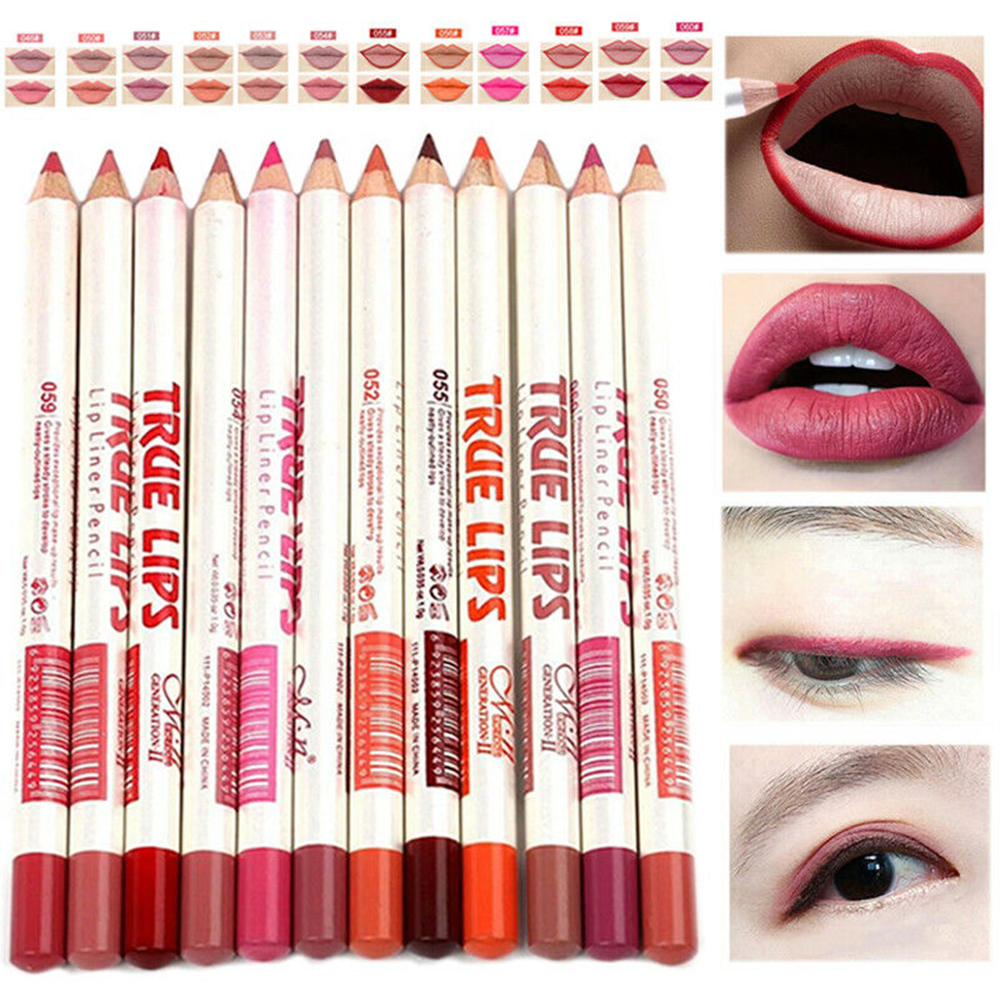 (Hàng Mới Về) Set 6 Chì Kẻ Viền Môi Chống Thấm Nước Và Lâu Trôi Cao Cấp | BigBuy360 - bigbuy360.vn