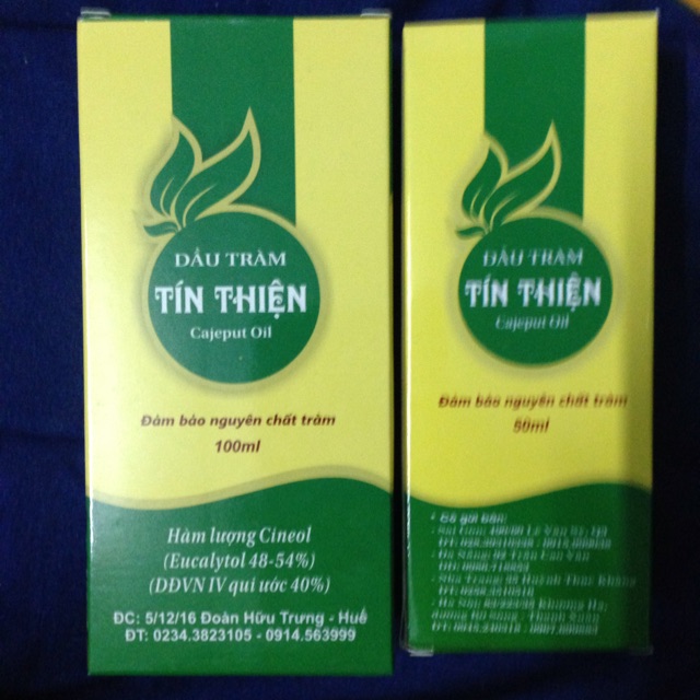Combo 4 chai dầu tràm Tín Thiện 50ml hoặc 2 chai 100ml