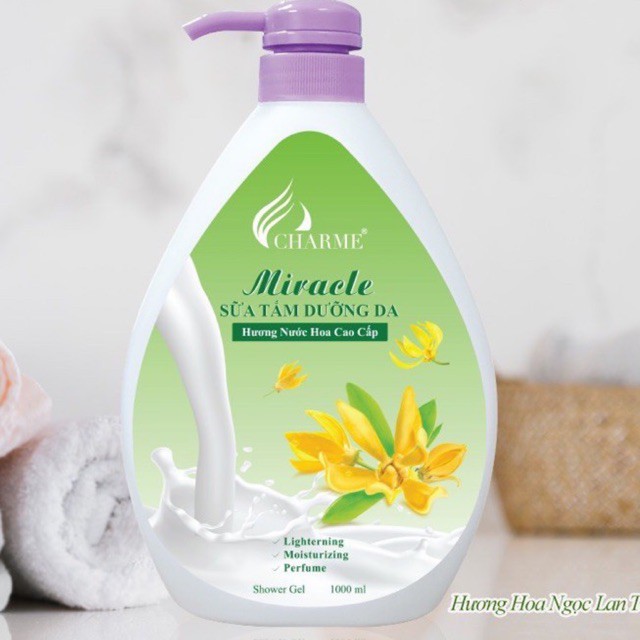 Sữa tắm hương nước hoa 1000ml tặng kèm nước hoa 5ml
