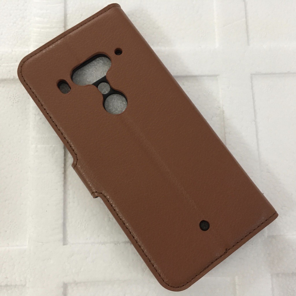 HTC U12 Plus - Bao da điện thoại chất liệu PU có khe để thẻ