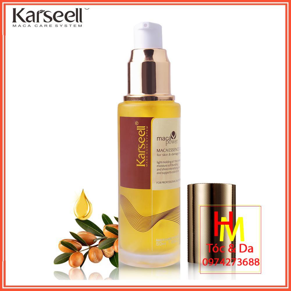 Tinh dầu dưỡng tóc mềm mượt thơm lâu không bết tóc Karseell 50ml