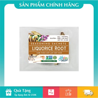 Cam thảo cắt lát sấy khô 10gr – liquorice root