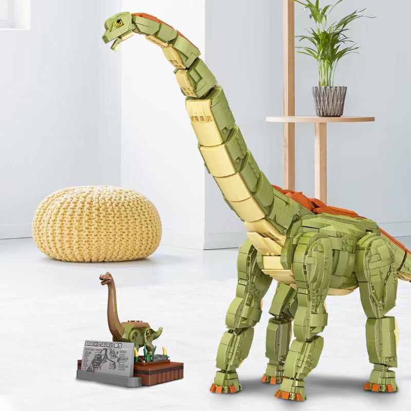 Đồ chơi lắp ráp Khủng long Cổ dài - FC6206  Big Brachiosaurus - Xếp hình thông minh - Mô hình trí tuệ 2250 mảnh ghép