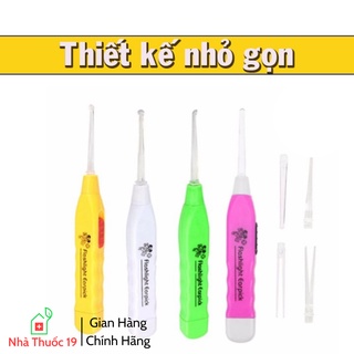 Cây lấy ráy tai có đèn phát sáng 3 đầu cho người lớn và bé trẻ nhỏ dụng cụ - ảnh sản phẩm 6