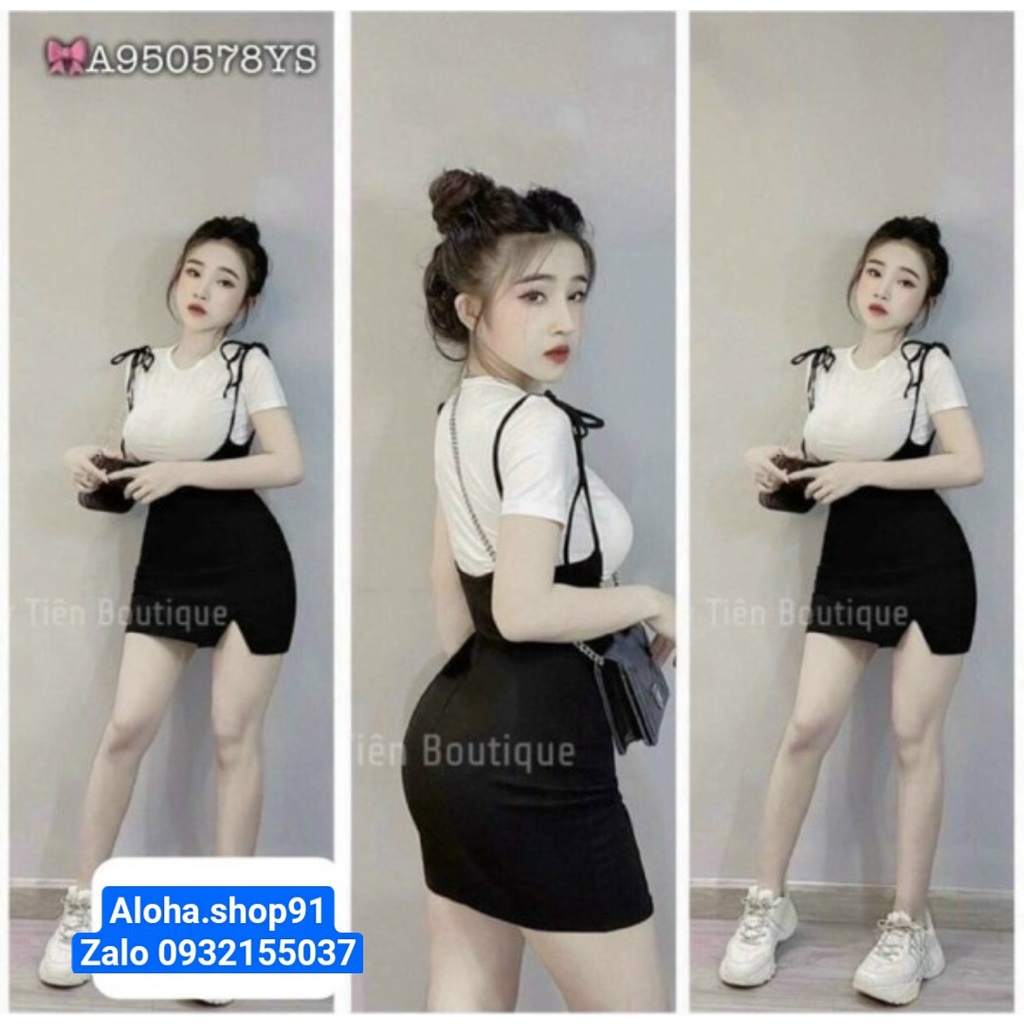Sét bộ yếm xẻ tà cực xinh GB2323