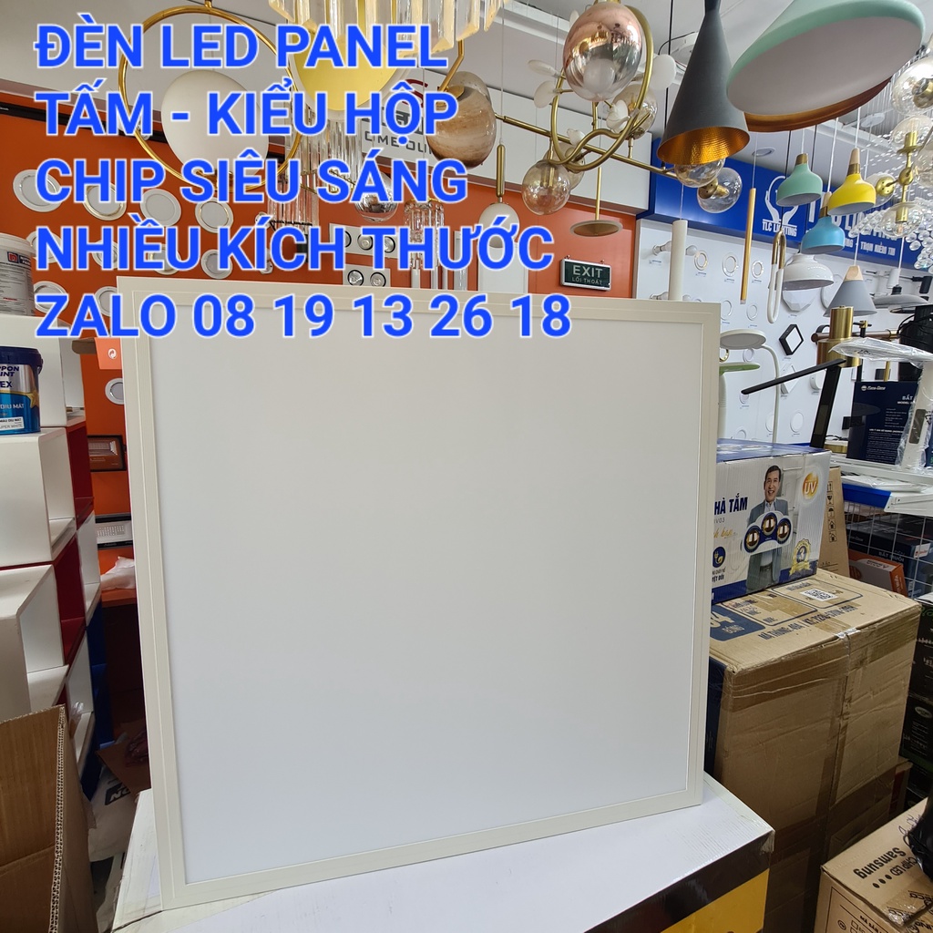 Đèn Led PANEL Asia Tấm Kiểu Hộp nhiều kích thước và công suất, 60x60, 30x60, 30x30, 30x120 ...