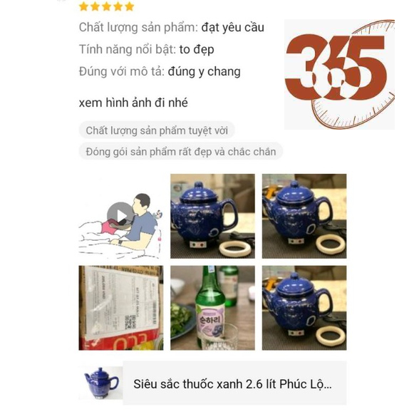 Siêu sắc thuốc xanh 2.6 lít Phúc Lộc Thọ, Ấm sắc thuốc tự động, Siêu thuốc tự động