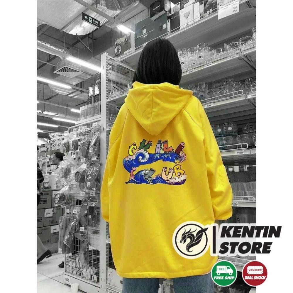 Áo khoác hoodie Chống Nắng Cho nam nữ in hình Chili Club, Form rộng Unisex có Dây Kéo Ulzzang KENTIN