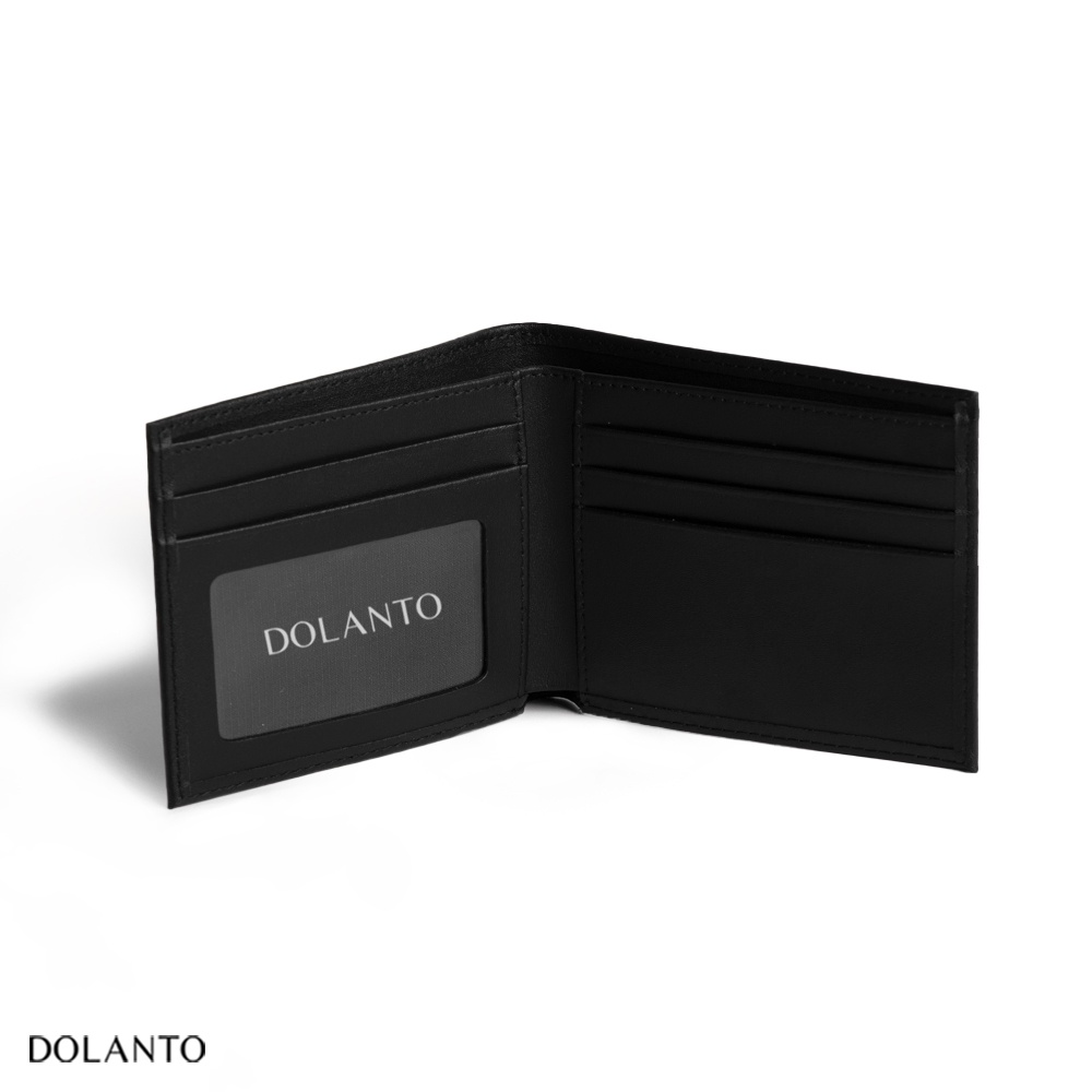 Ví Nam Da Thật MOSCOS Da Swift Nhập Khẩu Cao Cấp Unisex Nam Nữ Thương Hiệu DOLANTO