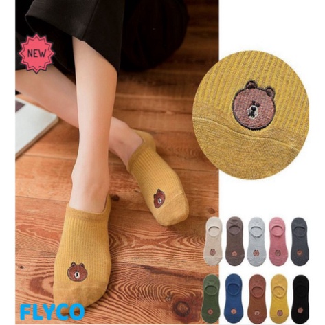 Women's Socks - Tất nữ cổ ngắn htt01 - Hàng Nội Địa Trung Flyco