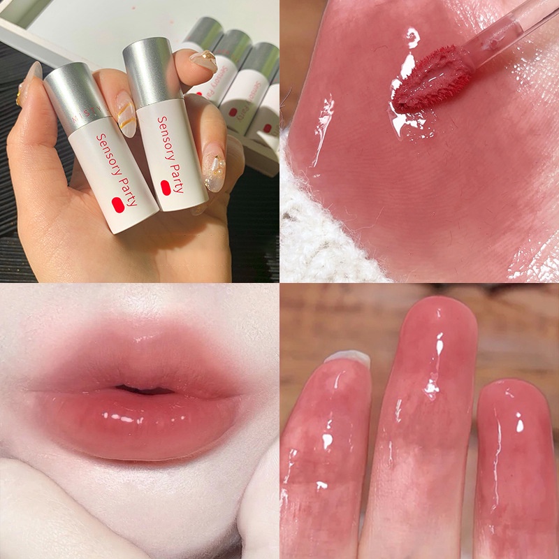 Son bóng dưỡng ẩm lâu trôi nhiều màu sắc hiệu ứng gương