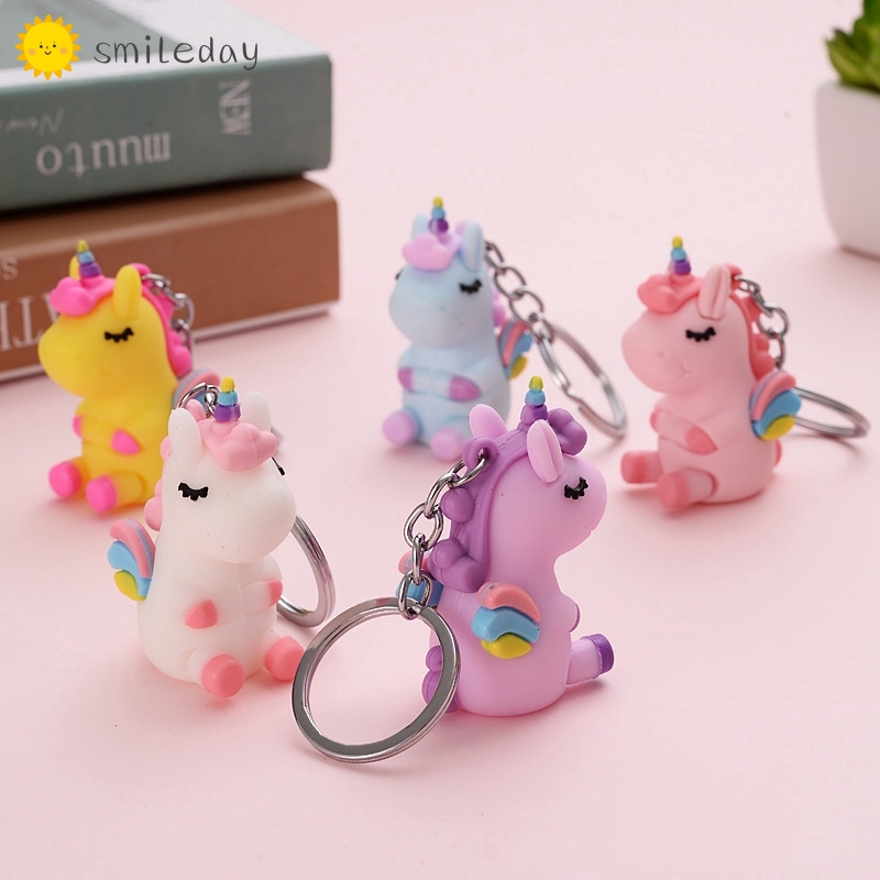 Móc khóa có phụ kiện kì lân trang trí dễ thương