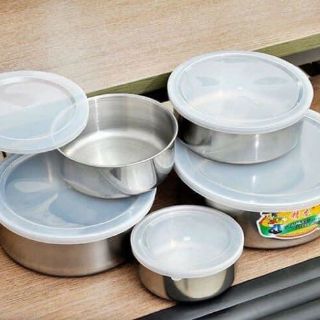 Bộ 5 bát inox