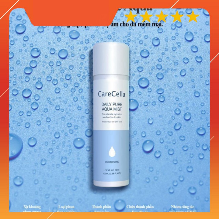 Xịt khoáng CareCella Daily Pure Aqua Mist / CareCella Daily Pure Aqua Mist .