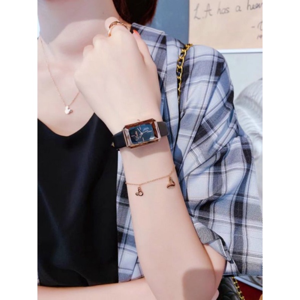 Đồng hồ dây da nữ