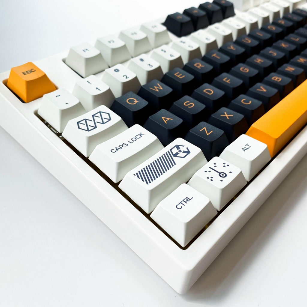 Bộ keycap Virtual War Cherry Profile PBT dye-sub 140 phím nút bàn phím cơ - Kicap