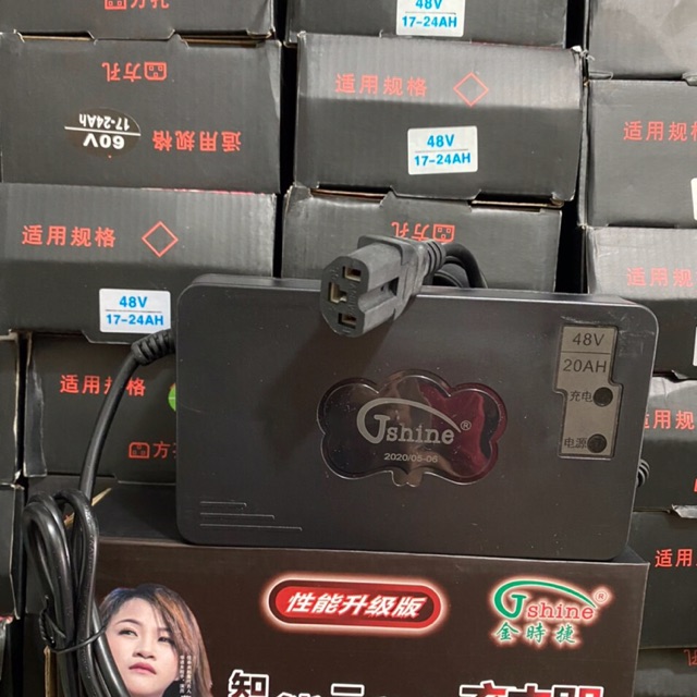 Sạc 48-20A Chân đặc, Chân rỗng chính hãng( BH 1 năm)