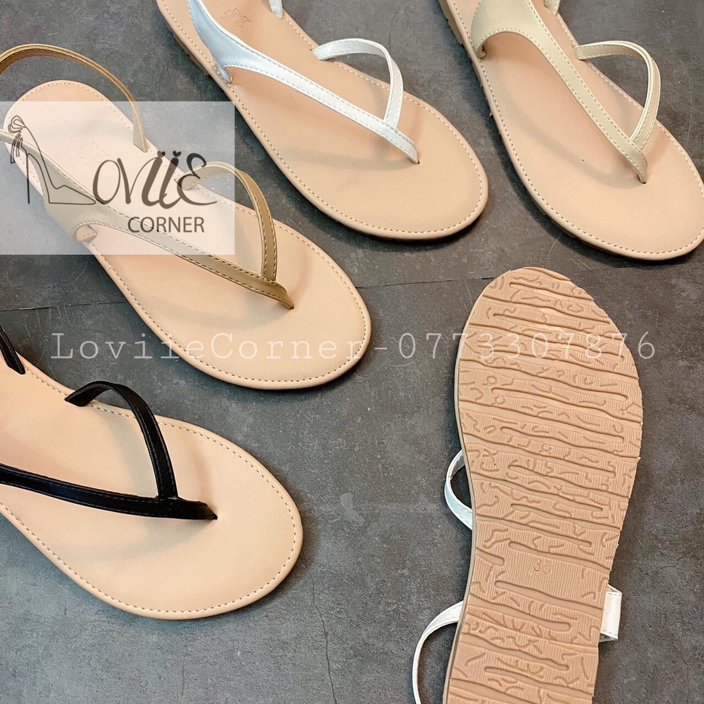 GIÀY SANDAL NỮ LOVIICORNER QUAI KẸP - SANDAL CHIẾN BINH QUAI MẢNH ĐI BIỂN THỜI TRANG S211102 S210515