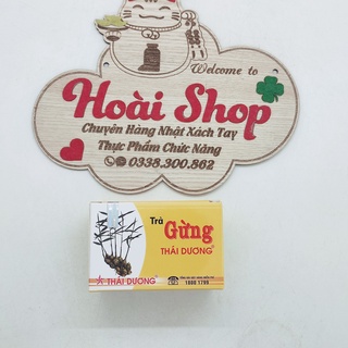 Trà Gừng Thái Dương hộp 10 gói cải thiện cảm lạnh, đầy bụng