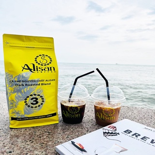 Cà phê Alisan số 3, Robusta/Arabica/Culi rang mộc, rang xay nguyên chất