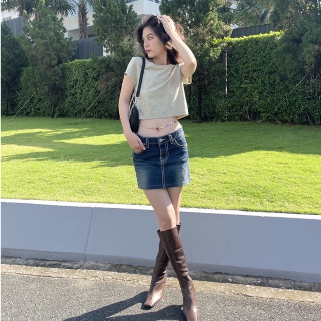 Áo Croptop Nữ Baby Tee Ôm Body Tay Ngắn Thun Co Giãn Tôn Dáng Sexy Basic