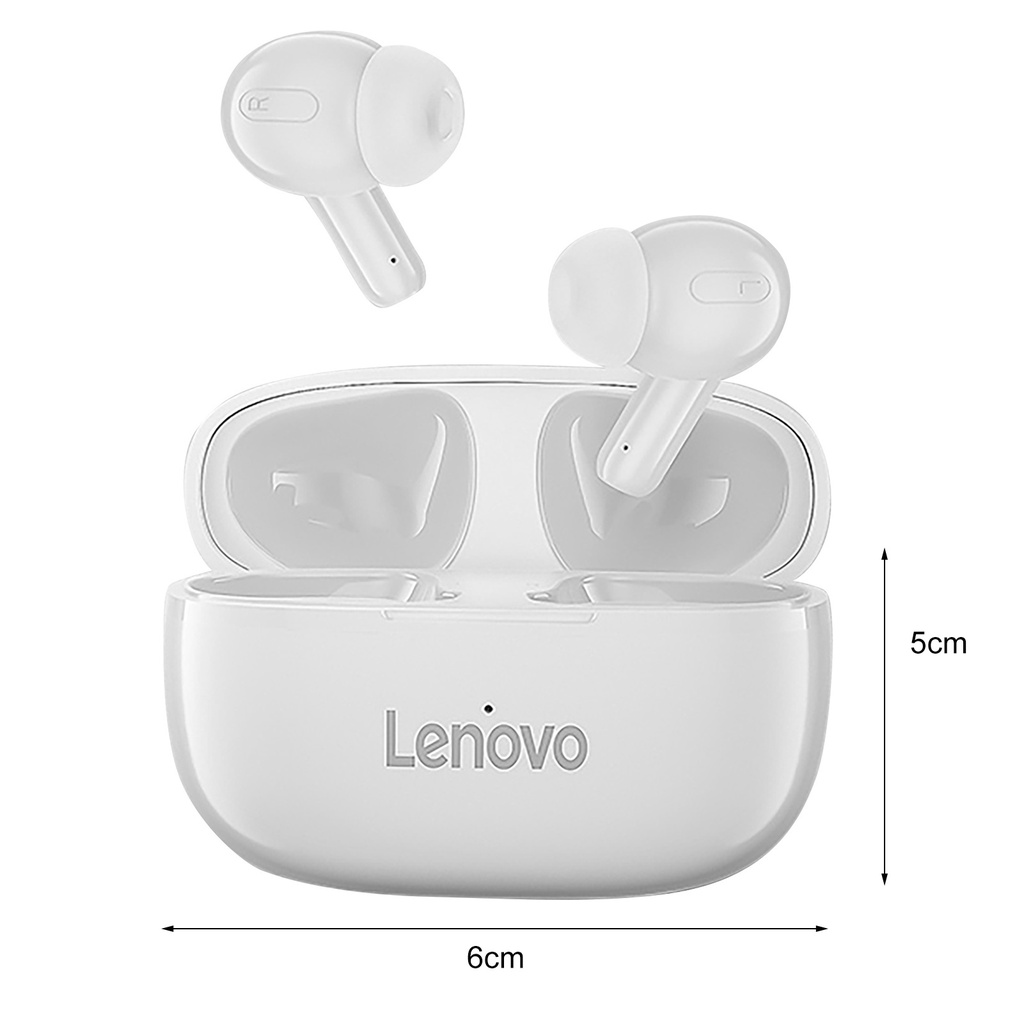 Cặp Tai Nghe Nhét Tai Lenovo Ht05 Mini Không Dây Tương Thích Với Phiên Bản Bluetooth 5.0 Chống Nước Ipx5 Có Mic