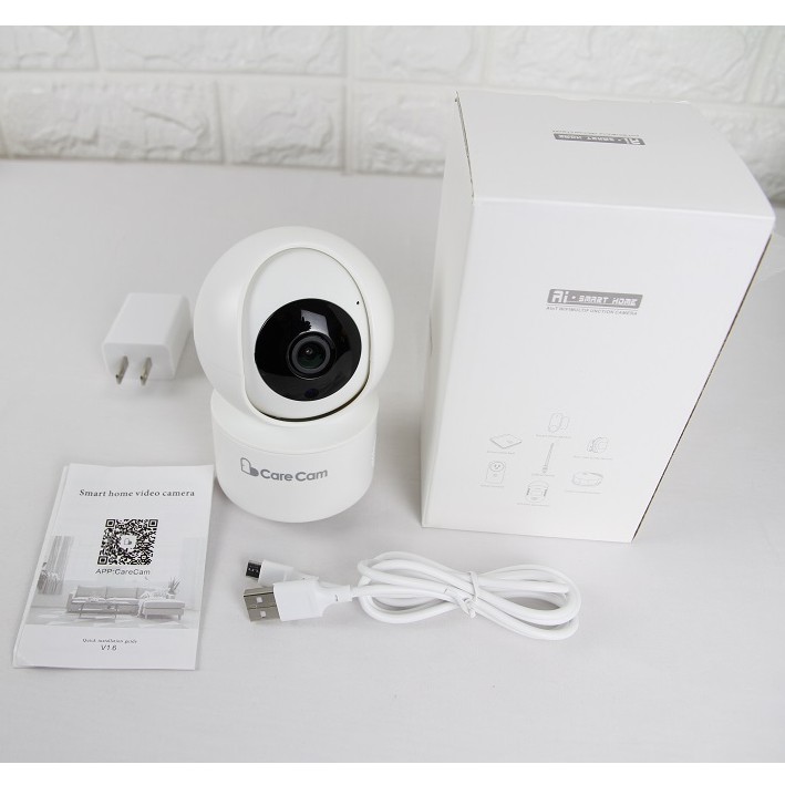 Camera wifi trong nhà Care Cam -Full HD1080-2.0Mpx xoay 360 độ, có hồng ngoại quay đêm | BigBuy360 - bigbuy360.vn