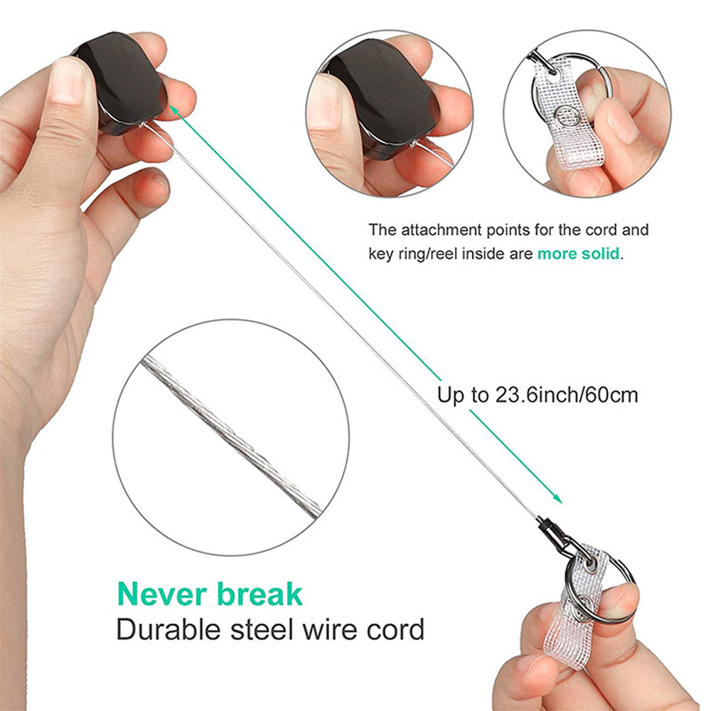 Kẹp giữ thẻ có dây rút tiện lợi chất lượng cao