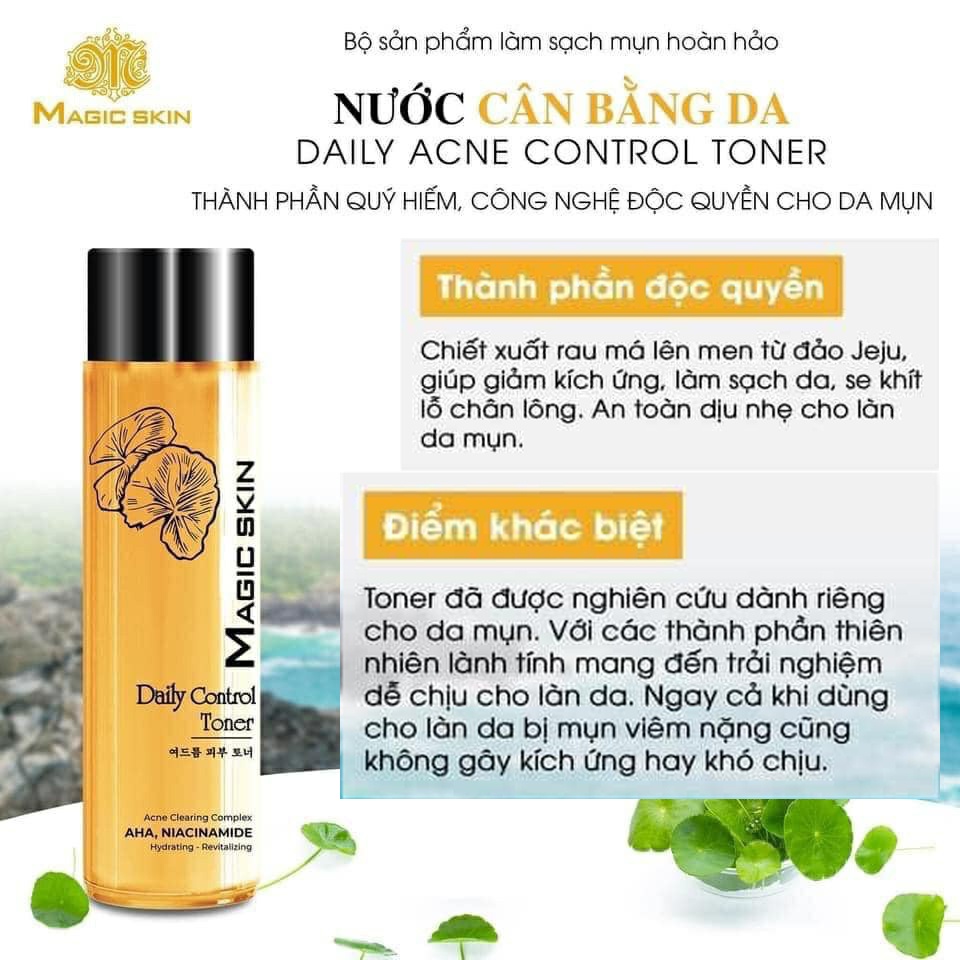 Toner cho da nhạy cảm mụn, toner dành cho da dầu mụn, nước hoa hồng cho da mụn lỗ chân lông to - LAVAHA SHOP