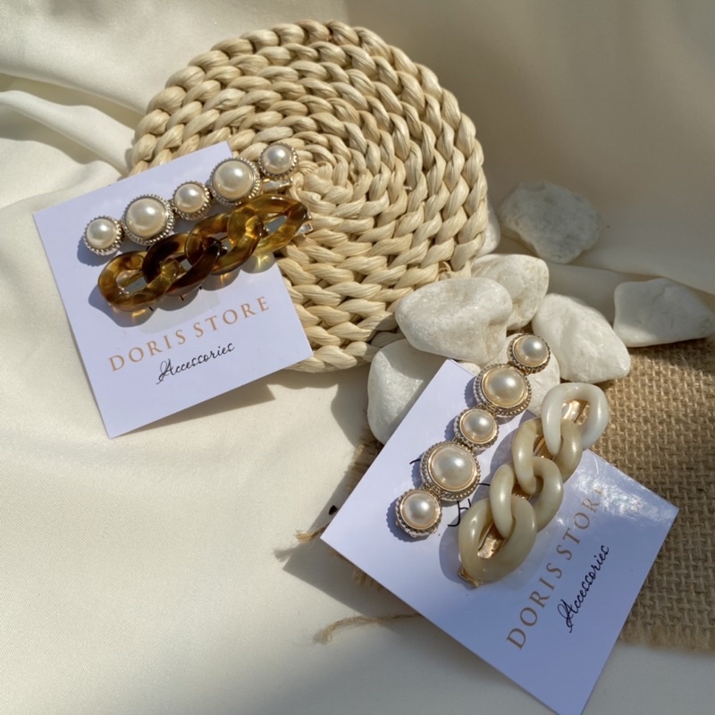 Set 2 cặp xinh xẻo Phong cách Hàn Quốc |Doris.store21|