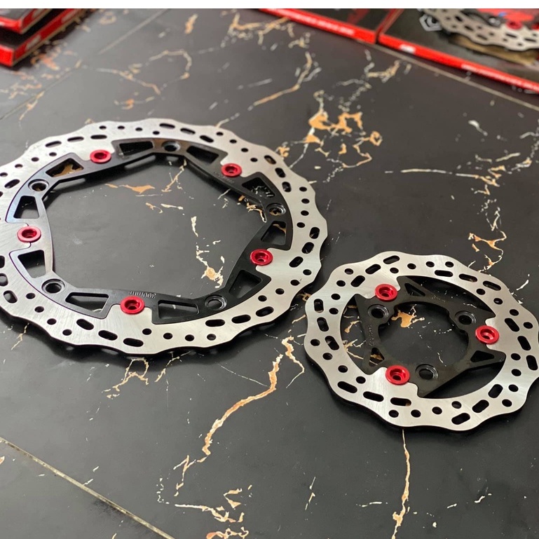 ĐĨA THẮNG DĨA PHANH KINGSPEED RAIDER/ SATRIA 150 290MM  &amp; 190MM MS - 9 / 11