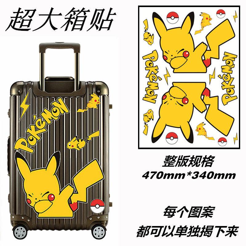 Miếng Dán Trang Trí Vali Hành Lý Hình One Piece Chống Thấm Nước