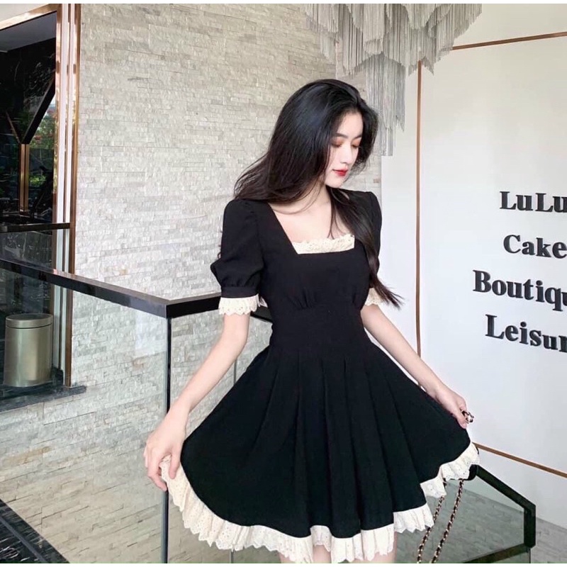 Váy phối ren siêu xinh