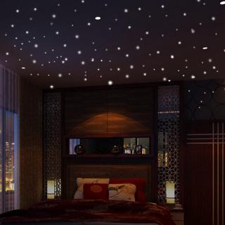407 giấy dán trần nhà hình đốm hình tròn phát sáng trang trí phòng bé