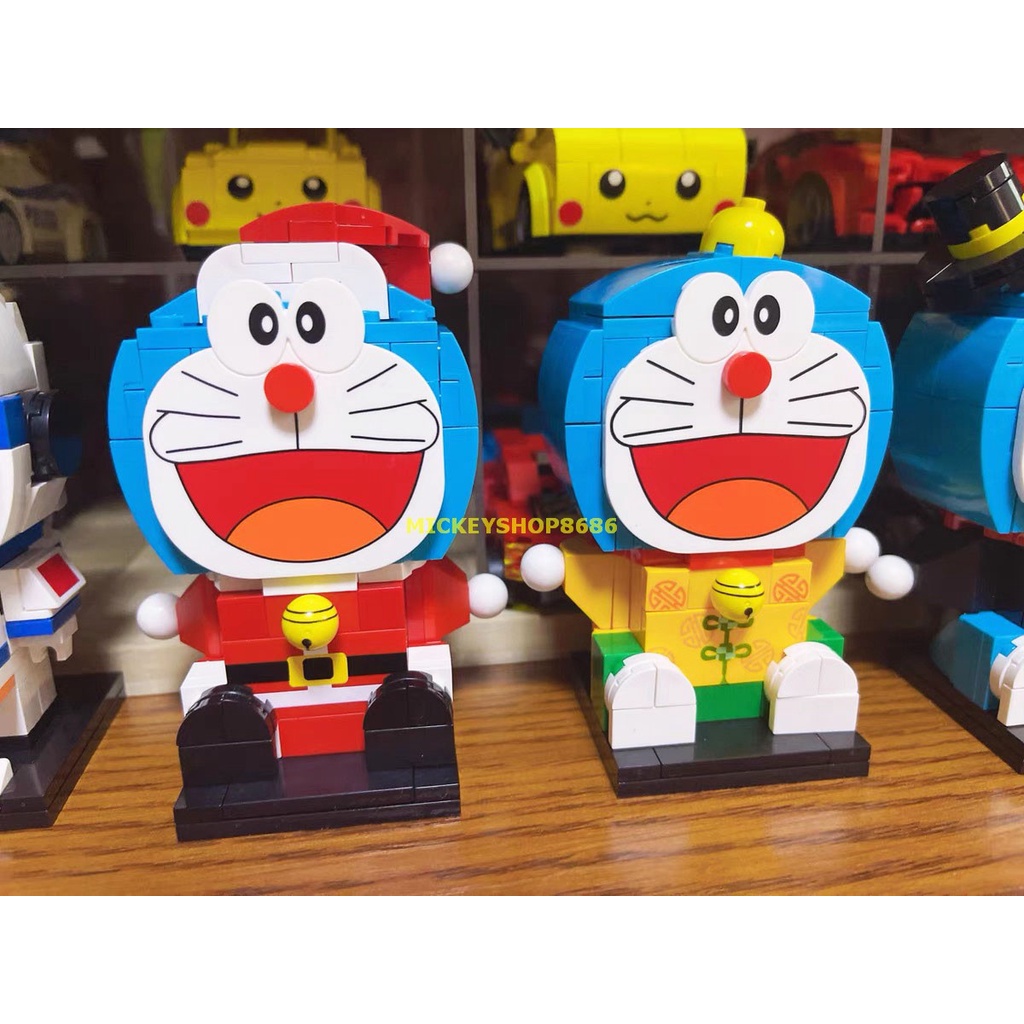 Lego nanoblock doremon Đồ chơi lắp ráp lego nano block đô rê mon pikachu pokemon mảnh to 1cm - 4cm cho bé NO KEEPPLAY