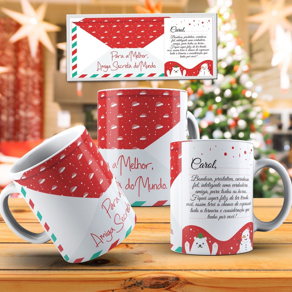 Cốc sứ uống trà cà phê in hình giáng sinh - Quà tặng Noel